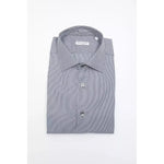 Robert Friedman Blue Cotton Men's Shirt
