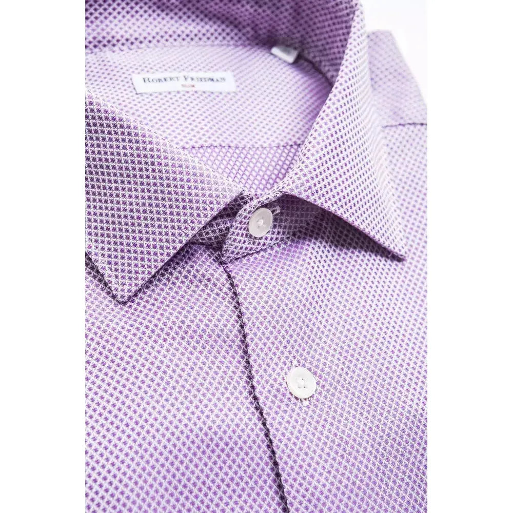 Robert Friedman Multicolor Cotton Men Shirt