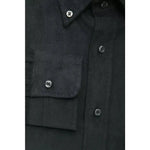 Robert Friedman Black Cotton Men's Shirt