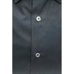 Robert Friedman Black Cotton Men Shirt