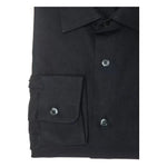 Robert Friedman Black Cotton Men Shirt