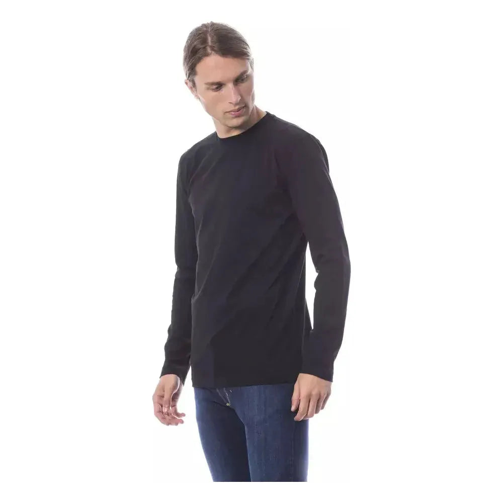 Verri Black Cotton Men T-Shirt