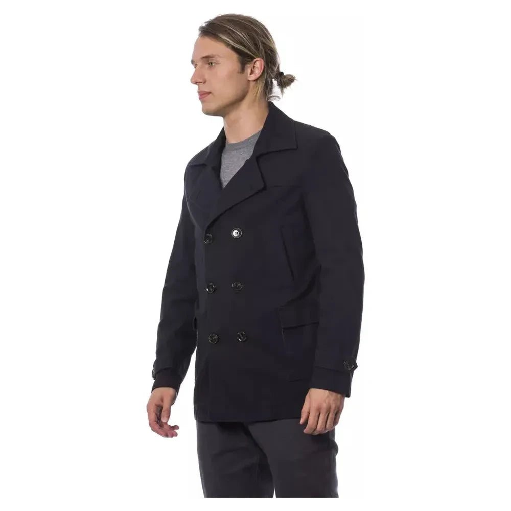 Verri Elegant Double Breasted Blue Blazer