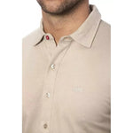 Verri Beige Cotton Men Shirt