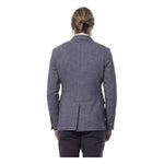 Verri Elegant Blue Single Breasted Blazer