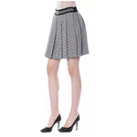 BYBLOS Black Viscose Women Skirt BY-17680-IT38 | XS