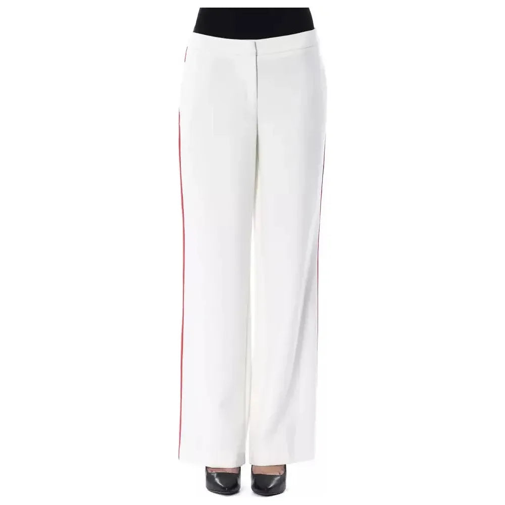 BYBLOS White Polyester Women Pants