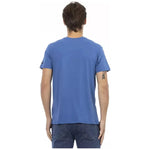 Trussardi Action Blue Cotton Men T-Shirt