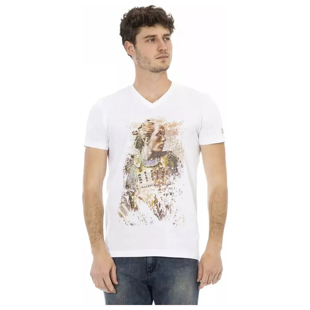 Trussardi Action White Cotton Men's T-Shirt