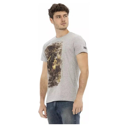 Trussardi Action Gray Cotton Men's T-Shirt