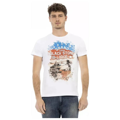 Trussardi Action White Cotton Men's T-Shirt
