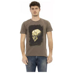 Trussardi Action Brown Cotton Men T-Shirt TR-22802-XL