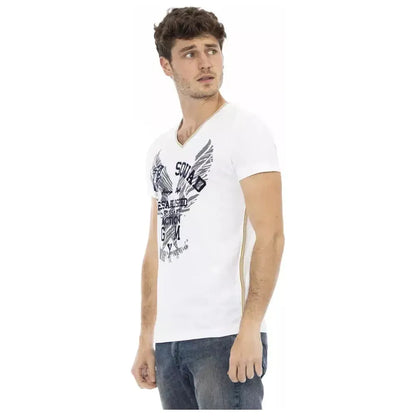 Trussardi Action White Cotton Men's T-Shirt