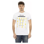 Trussardi Action White Cotton Men T-Shirt TR-22750-XL