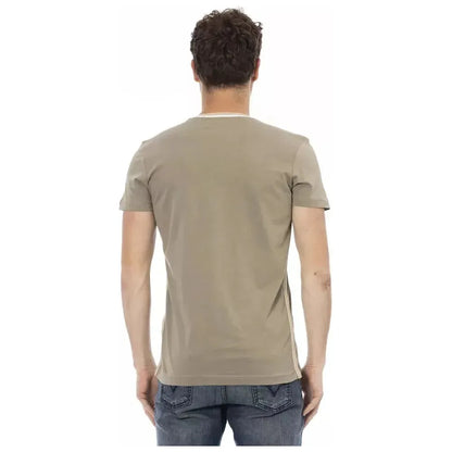 Trussardi Action Green Cotton Men's T-Shirt