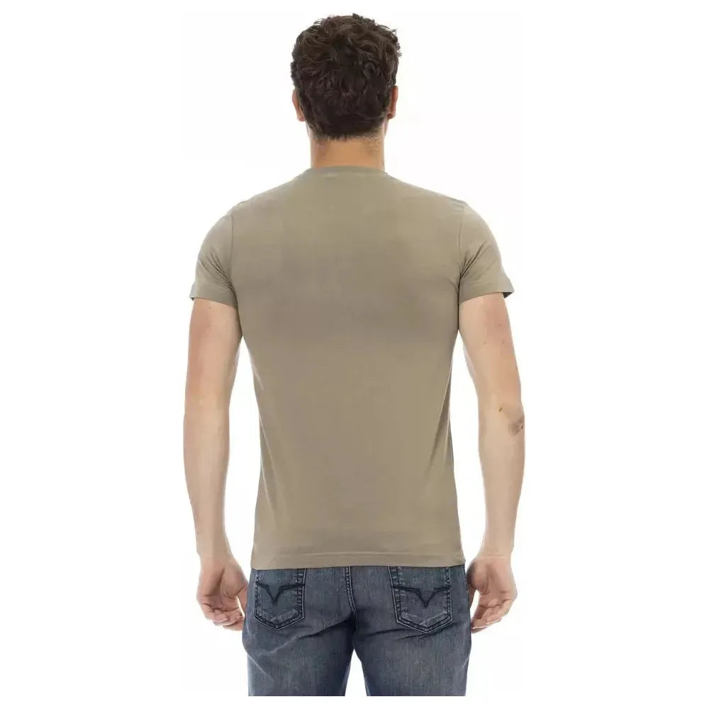 Trussardi Action Green Cotton Men's T-Shirt