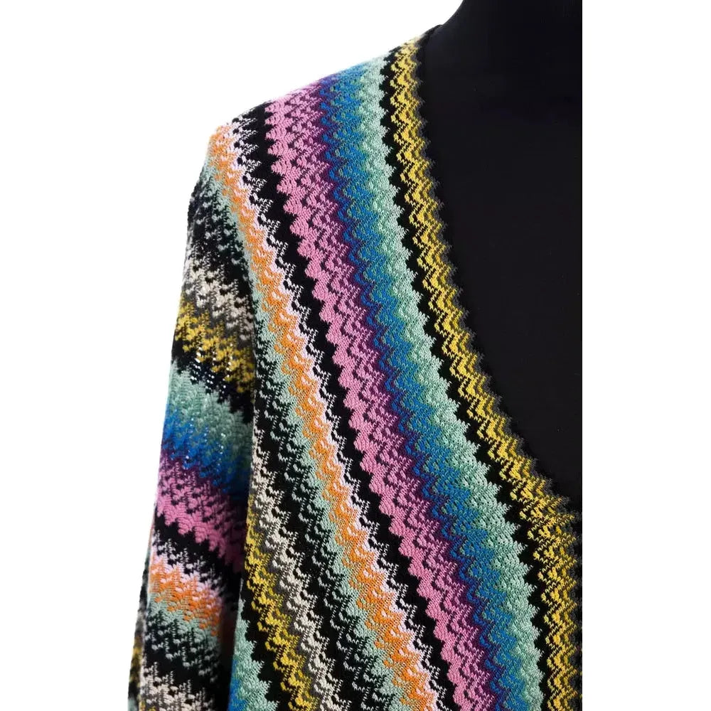 Missoni Multicolor Wool Women Poncho 1728,67345744032,Clothing,Missoni,Multicolor,New with tags,Ponchos - Sweaters - Clothing,Ponchos - Women - Clothing,Sweaters - Clothing,Unisex,Women,Women - Clothing