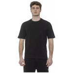 Tond Black Cotton Men's T-Shirt