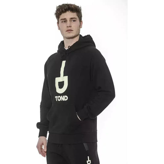 Tond Black Cotton Men Sweatshirt