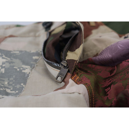 Dolce & Gabbana Multicolor Silk Patchwork Men Denim Jeans