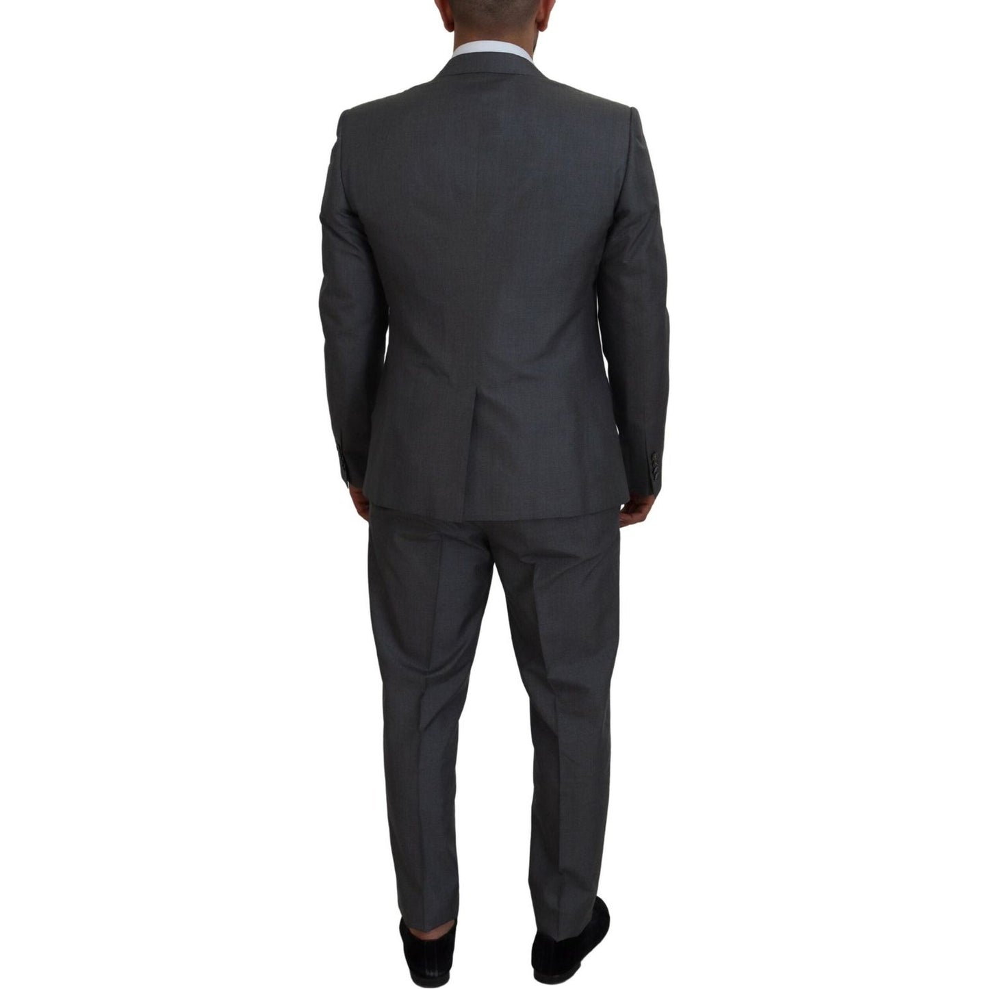 Dolce & Gabbana Gray MARTINI 3 Piece Slim Fit Suit