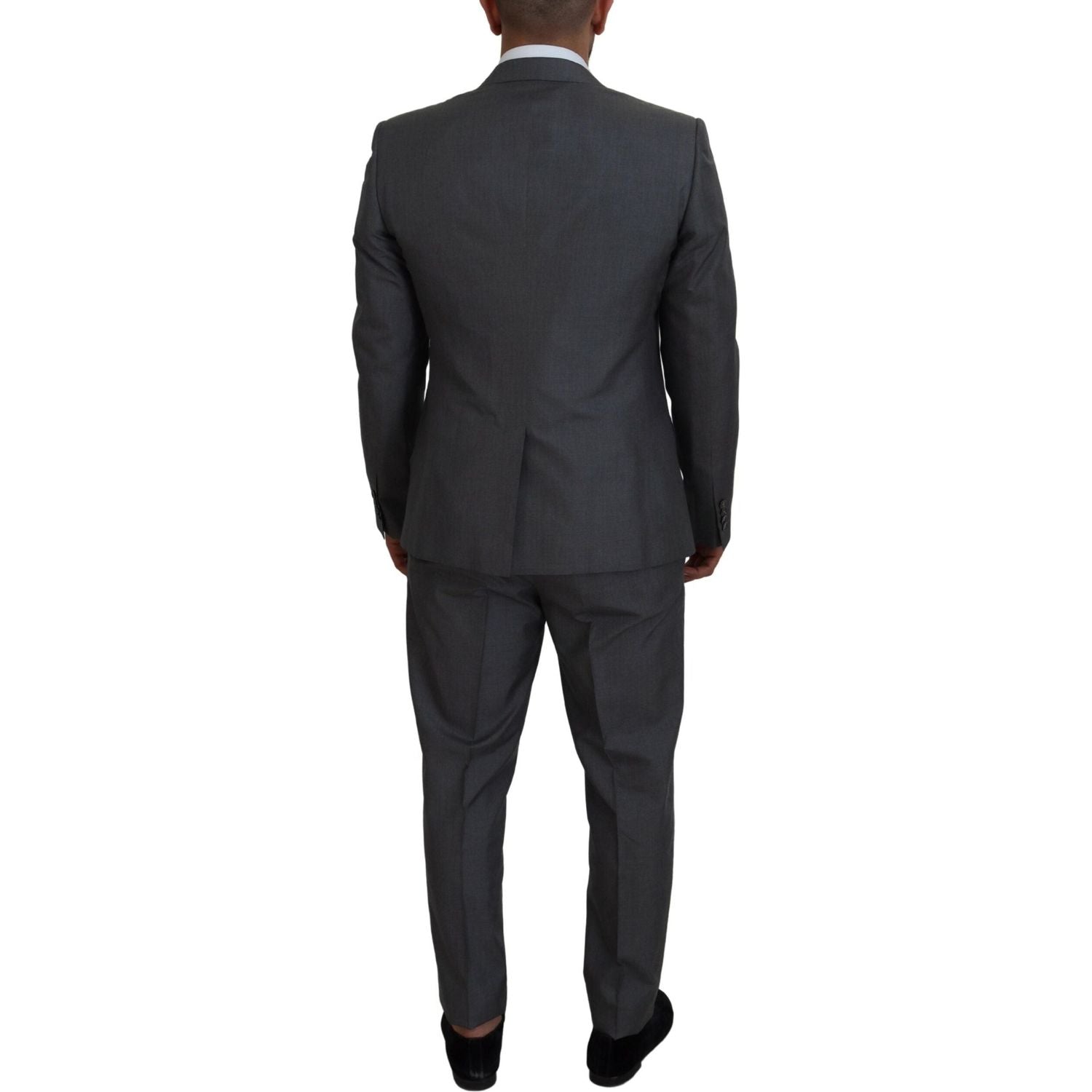 بدلة مارتيني فضية أنيقة من دولتشي آند غابانا مكونة من ثلاث قطع