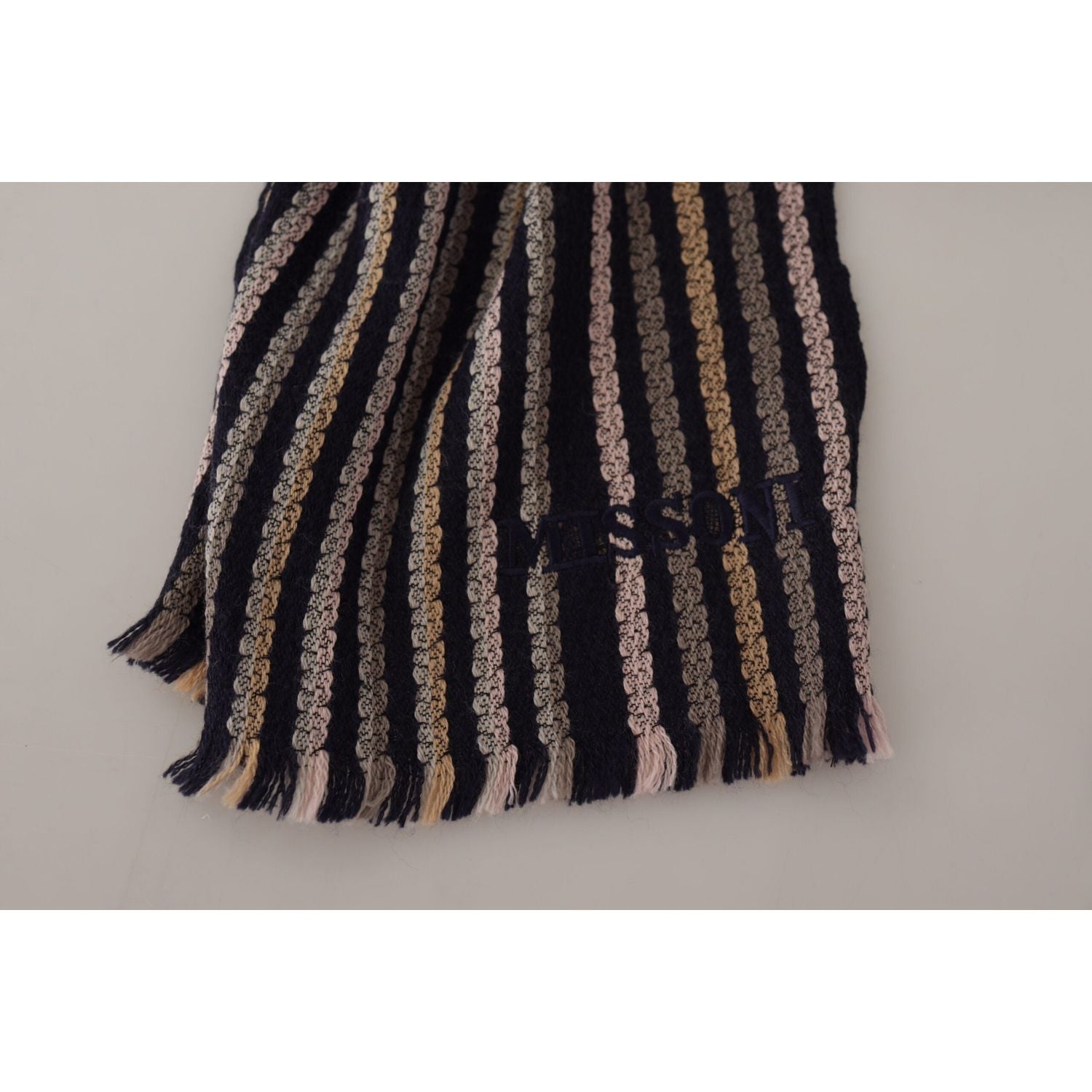 وشاح ميسوني أصلي متعدد الألوان للرجال من الصوف