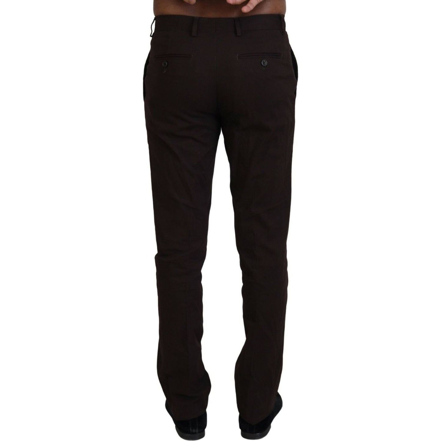 BENCIVENGA Brown Cotton Tapered Formal Men Pants 1728,67345645728,BENCIVENGA,Brown,Clothing,Dress Pants - Pants - Clothing,IT48 | M,Jeans & Pants - Men - Clothing,Material: 80% Cotton 20% Elastane,Men,Men - Clothing,New with tags,Pants - Clothing