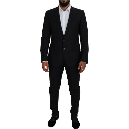 Dolce & Gabbana Black Single Breasted 2 Piece MARTINI Suit KOS2136 - 50