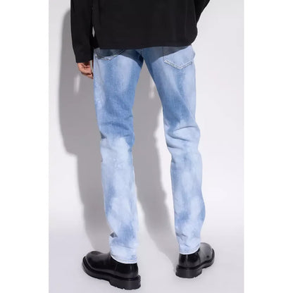 Dsquared² Blue Cotton Men Jeans