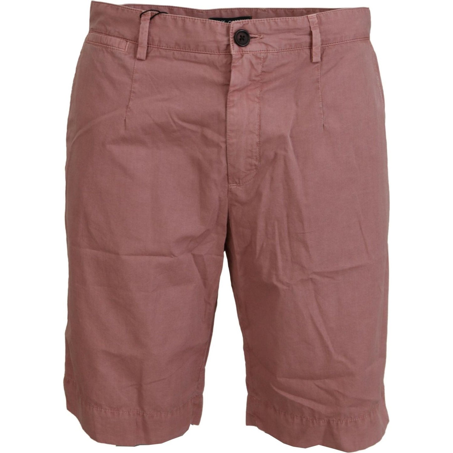 Dolce & Gabbana Pink Chinos Cotton Casual Mens Shorts
