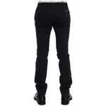GF Ferre Blue Cotton Stretch Chinos Pants SIG60462-2