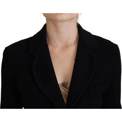 Dolce & Gabbana Black Button Cardigan Blazer Viscose Jacket 10% Nylon,15% Polyester,1728,3% Elastane,67345645728,Black,Blazers - Suits & Blazers - Clothing,Clothing,Dolce & Gabbana,IT38 | XS,Material: 72% Viscose,New with tags,Suits & Blazers - Clothing,S