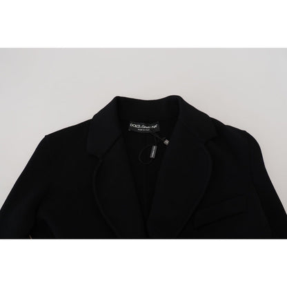 Dolce & Gabbana Black Button Cardigan Blazer Viscose Jacket 10% Nylon,15% Polyester,1728,3% Elastane,67345645728,Black,Blazers - Suits & Blazers - Clothing,Clothing,Dolce & Gabbana,IT38 | XS,Material: 72% Viscose,New with tags,Suits & Blazers - Clothing,S