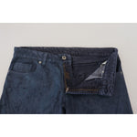 Exte Blue Cotton Tapered Slim Fit Men Casual Denim Jeans