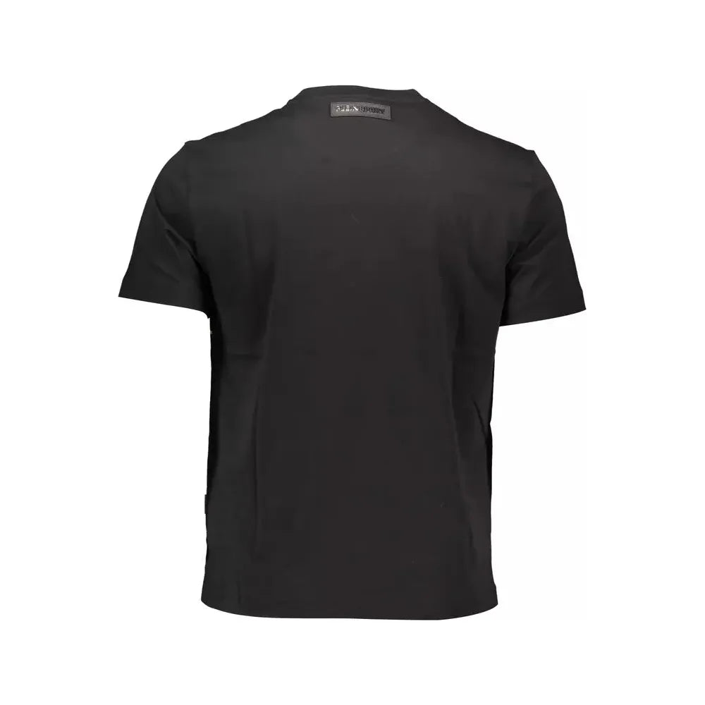 Plein Sport Black Cotton T-Shirt