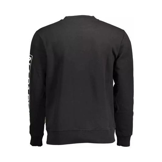 Napapijri Elevate Your Style with a Sleek Black Sweatshirt NA-14607-XXL-FBB-223