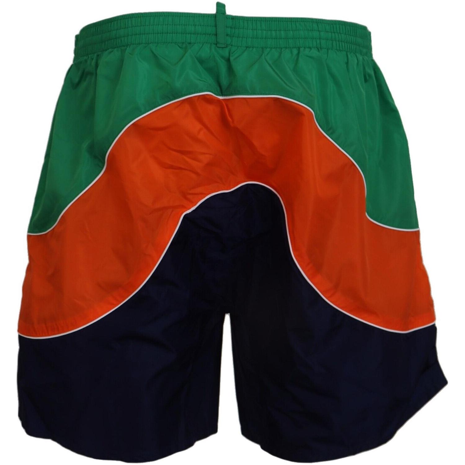 شورت سباحة بوكسر مطبوع متعدد الألوان من Dsquared²