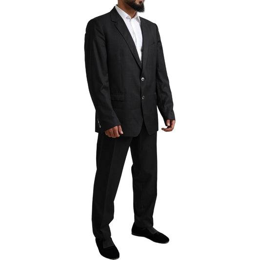 Dolce & Gabbana Black MARTINI Single Breasted 2 Piece Suit