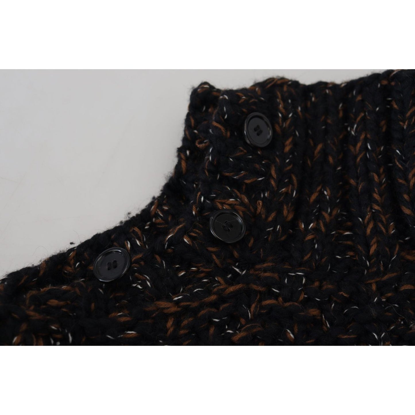 Dolce & Gabbana Brown Fatto A Mano Turtleneck Pullover Sweater