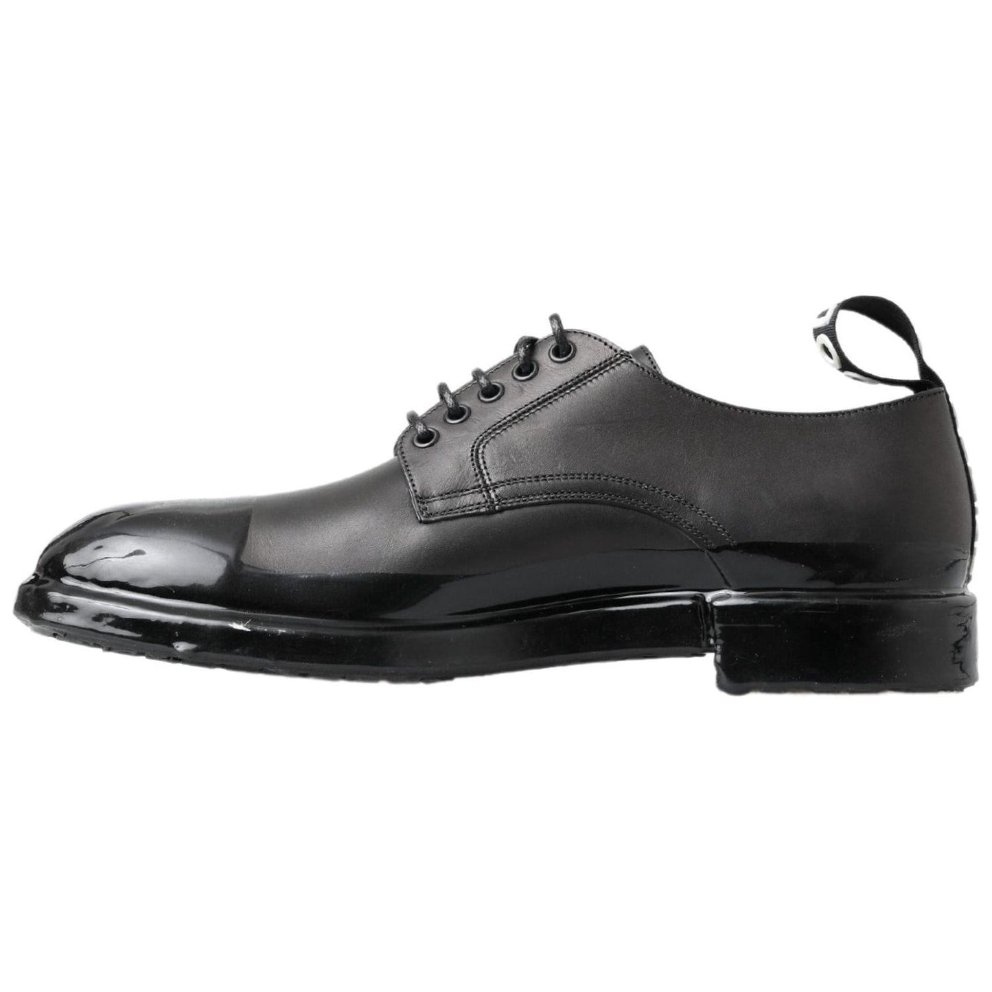 Dolce & Gabbana Black Leather Derby Dress Shoes MV5039- 48