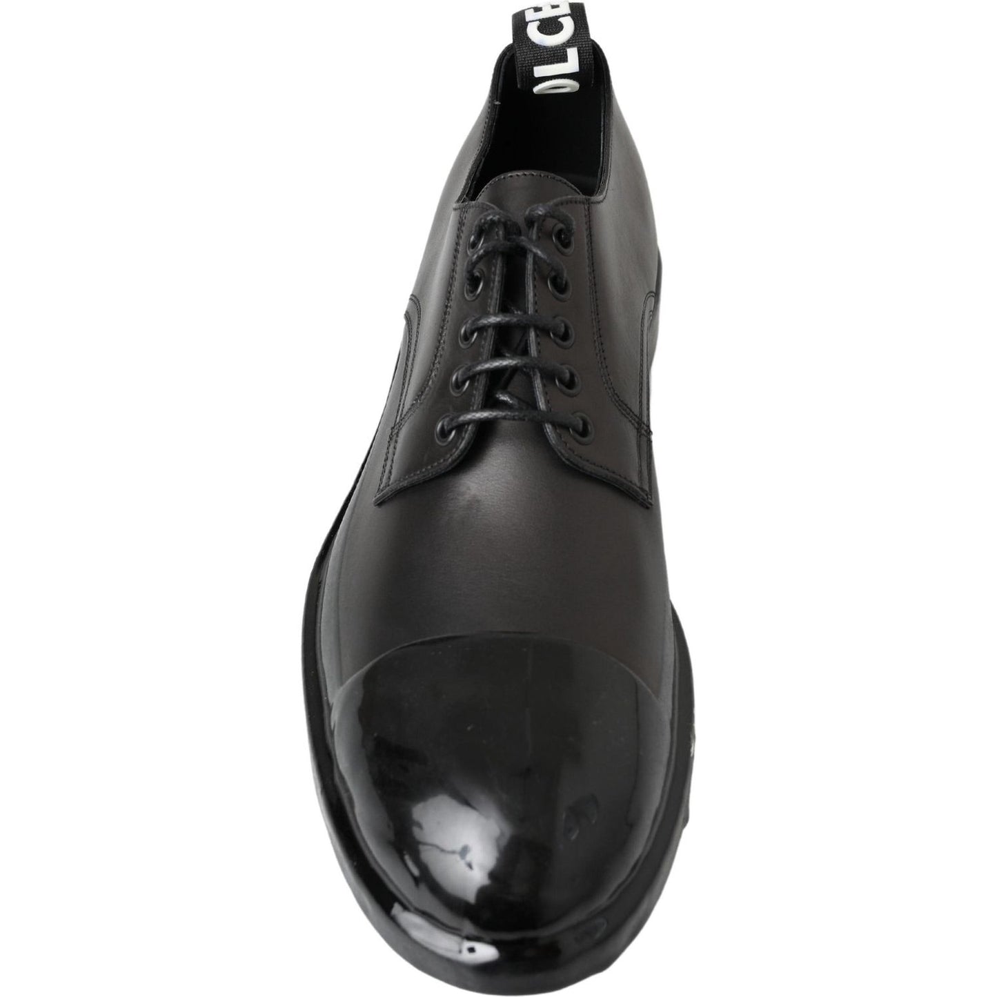 Dolce & Gabbana Black Leather Derby Dress Shoes MV5039- 48