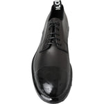 Dolce & Gabbana Black Leather Derby Dress Shoes MV5039- 48