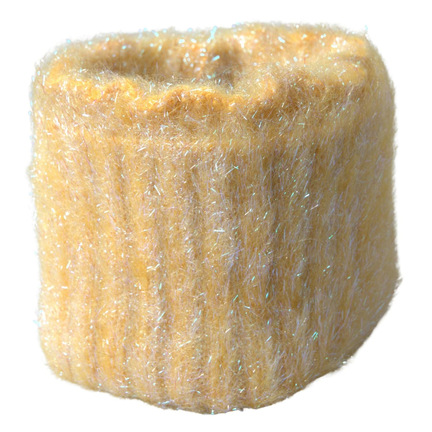 وشاح من مزيج الحرير الأصفر الرائع من دولتشي آند غابانا