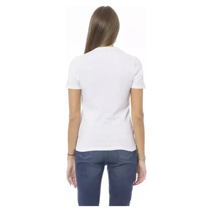 Baldinini Trend White Cotton Women T-Shirt
