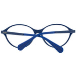 Max & Co Blue Women Glasses Frame, full-rim plastic in blue, oval style with demo lenses, elegant eyewear.