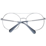 Max & Co Gray Women Glasses Frame in grey metal with demo lenses, full-rim round style, size 56-17-140.