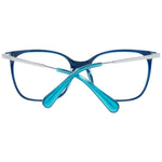 Max & Co Blue Women Glasses Frame with square full-rim style, metal and plastic frame, demo lenses, size 53-17-140, includes branded case