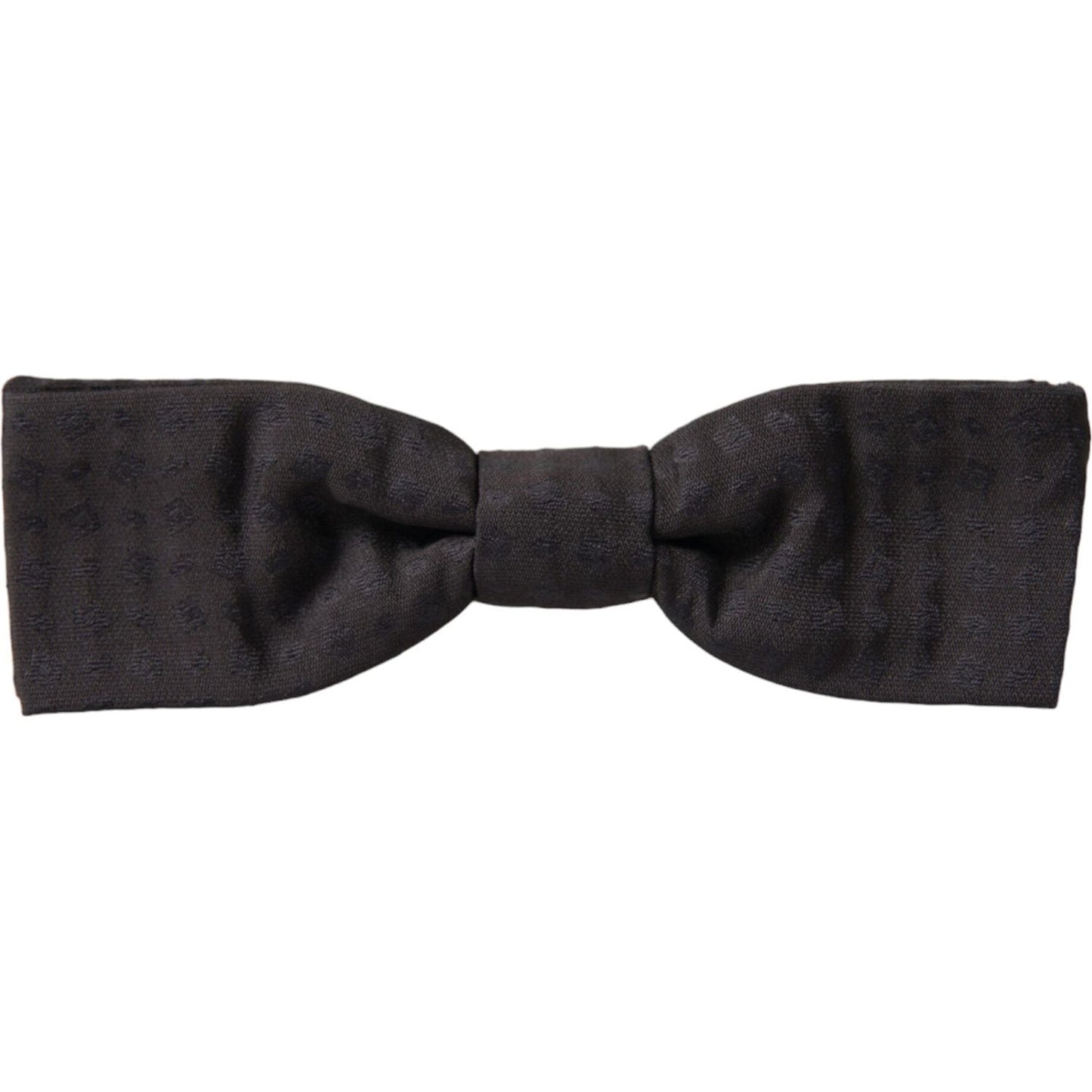 Dolce & Gabbana Brown Fantasy Silk Adjustable Neck Men Papillon Bow Tie