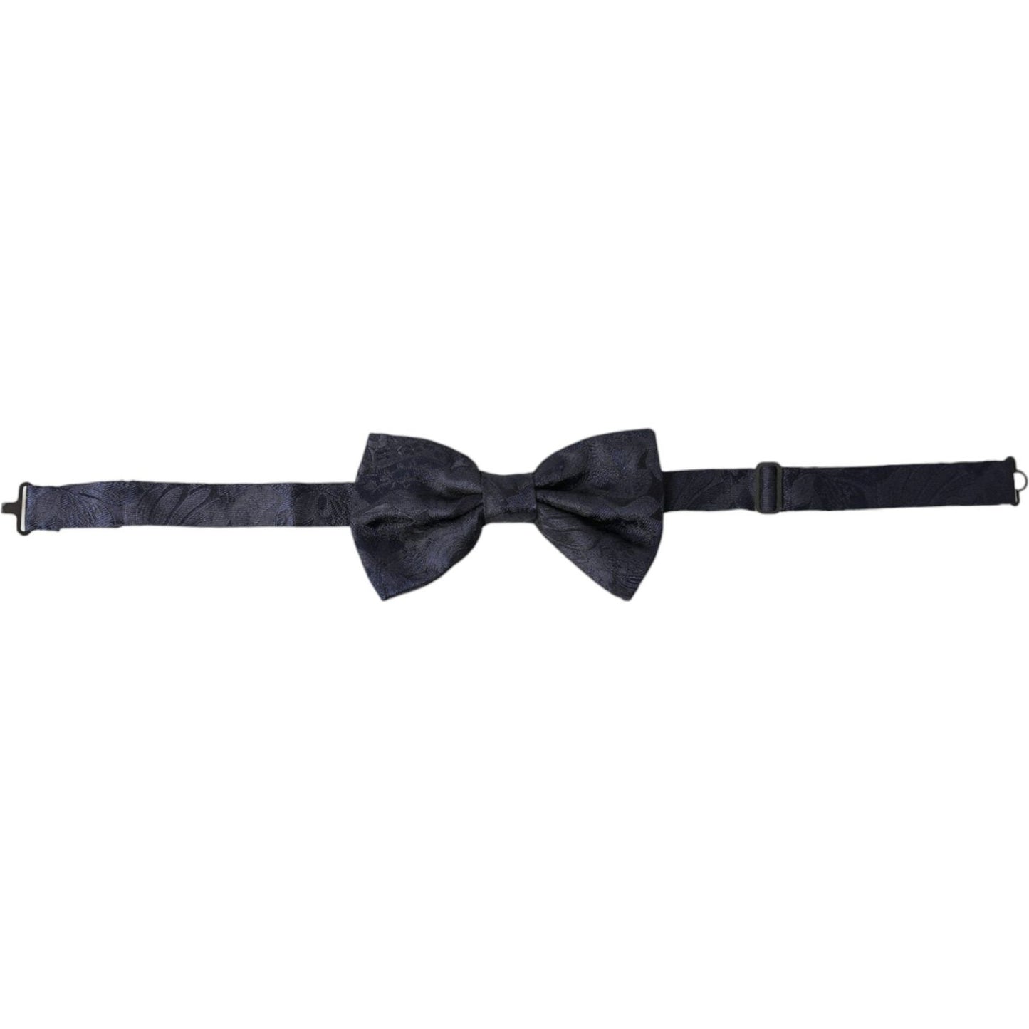 Dolce & Gabbana Blue Silk Adjustable Neck Men Papillon Bow Tie FT3818
